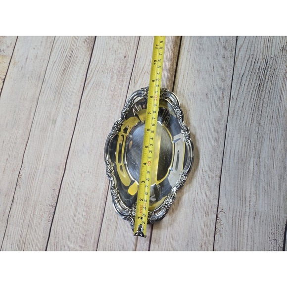 Community Silver plate by Oneida silversmiths Silver Artistry Dish Floral - Picture 4 of 6